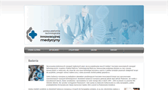 Desktop Screenshot of innowacyjnamedycyna.pl